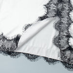 Load image into Gallery viewer, Lace Patchwork Spaghetti Strap Long Dress Women N6A060