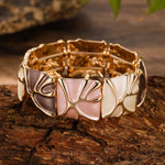Load image into Gallery viewer, Enamel Square Geometric Line Bangle Women N6C211