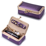 Load image into Gallery viewer, Pearlescent Nappa Leather Jewelry Pouch Cosmetic Bag N6G099