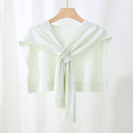 Load image into Gallery viewer, Knit Draping Shawl Lightweight M5A243