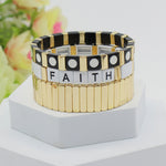 Load image into Gallery viewer, Enamel Bracelet Stove-Enameled Adjustable Elastic S5P035