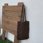 Load image into Gallery viewer, Handmade Metallic Thread Woven Crochet Shoulder Bag N6A116