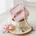 Load image into Gallery viewer, Jacquard Embossed PU Jewelry Organizer Single Layer S5P397