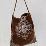 Load image into Gallery viewer, Bohemian Embroidered Velvet Tote Bag S5P802