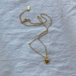 Load image into Gallery viewer, Hammered Heart Necklace Women Meteorite Enamel S5P888