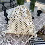Load image into Gallery viewer, Polka Dot Drawstring Backpack Women N6F055