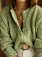 Load image into Gallery viewer, Women's Knit Cardigan Button Front Elegant Casual N6H269