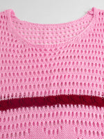 Load image into Gallery viewer, Knitted Color Block Vest Hollow Out Maxi Dress Women N6A071