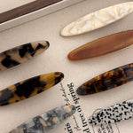 Load image into Gallery viewer, Acetate Duckbill Clip Front Hair Bangs Side Barrettes S5P902