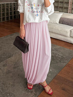 Load image into Gallery viewer, Flowy Chiffon Maxi Skirt Women Office N6D009
