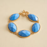 Load image into Gallery viewer, Womens Vintage Marbled Oval Resin Bracelet N6K134