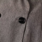 Load image into Gallery viewer, Grey Double Breasted Blazer Casual Versatile Style N5A781