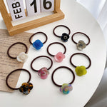 Load image into Gallery viewer, Rose Flower Hair Scrunchie Gentle No-Slip Women N6C339
