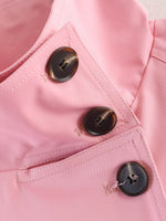 Load image into Gallery viewer, Loose Belted Double-Breasted Stand Collar Coat Women N6H125