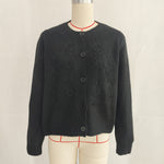 Load image into Gallery viewer, Floral Embroidered Cardigan Women Solid Color Knit N5A834