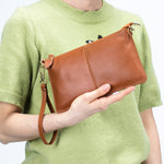 Load image into Gallery viewer, Genuine Leather Crossbody Bag Soft Handheld Purse N6F156