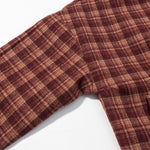 Load image into Gallery viewer, Red Checkered Stand Collar Jacket Women N5A674