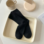 Load image into Gallery viewer, Winter Thermal Wool Blend Crew Socks Striped Cuffed M5A303