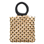 Load image into Gallery viewer, Handwoven Maple Hollow Bead Tote Beach Women S5P967