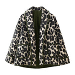 Load image into Gallery viewer, Lamb Fleece Leopard Print Jacket Women Multiple Colors N5A578