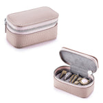Load image into Gallery viewer, Portable Travel Leather Jewelry Case Women N6D025