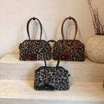 Load image into Gallery viewer, Retro Leopard Print Tote Bag Medium Capacity Shoulder S5P699