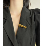 Load image into Gallery viewer, Candy Brooch Gold Silver Alloy Cute Design N6B018