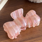 Load image into Gallery viewer, 3D Bow Retro Stripe Acetate Hair Claw Clip Women N6C351