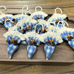 Load image into Gallery viewer, Lace Umbrella Shape Fabric Brooch Sweet Bag Charm N6G022