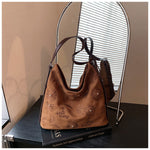 Load image into Gallery viewer, Women's Suede Tote Shoulder Crossbody Bag N6J180