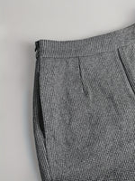 Load image into Gallery viewer, Grey Plaid Suit Set Women Wide Leg Blazer Pant Office N5A895