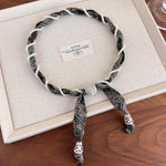 Load image into Gallery viewer, Womens Pearl Wrap Scarf Necklace N6K276