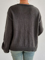 Load image into Gallery viewer, V Neck Tie Cardigan Women Office Lightweight Knit N5A872