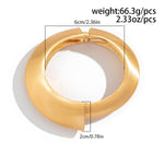 Load image into Gallery viewer, Punk Wide Bangle Spring Closure Bracelet Women N6B012