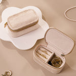 Load image into Gallery viewer, Travel Mini Velvet Jewelry Organizer Box S5P828
