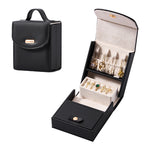Load image into Gallery viewer, Portable PU Leather Jewelry Box Travel Organizer Case N6G105