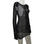 Load image into Gallery viewer, Sexy Knit Hollow Out Beach Cover Up Dress Women N6A059