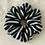 Load image into Gallery viewer, Striped Knit Scrunchy Women Casual Ponytail Hair Tie S5P788
