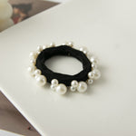 Load image into Gallery viewer, Soft Beaded Scrunchie High Ponytail Holder Women N6H183