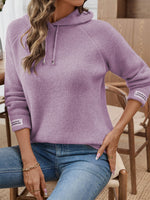 Load image into Gallery viewer, Faux Mink Hoodie Relaxed Fit Women Pullover N6G260