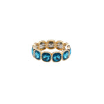 Load image into Gallery viewer, Glass Floral Handband Cuff Enamel Crystal S5P155