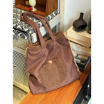 Load image into Gallery viewer, Large Capacity Retro Faux Fur Tote Bag Women S5P741