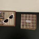 Load image into Gallery viewer, Vintage Pure Cotton Small Square Scarf Women M5A339