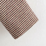 Load image into Gallery viewer, Houndstooth Shirt Jacket Women Dark Brown Long Sleeve N5A734