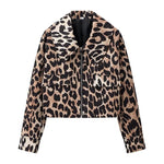 Load image into Gallery viewer, Lamb Fleece Leopard Print Jacket Women Multiple Colors N5A578