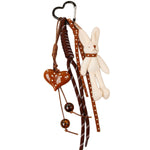 Load image into Gallery viewer, Cute Bag Charm Keychain Handmade Mixed Materials S5P943