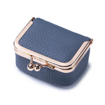 Load image into Gallery viewer, Genuine Leather Mini Jewelry Frame Purse N6B192