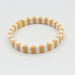 Load image into Gallery viewer, Macaron Elastic Bracelet Dual-Tone Enamel Alloy S5P043