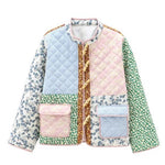 Load image into Gallery viewer, Panel Patchwork Puffer Jacket Women N5A567