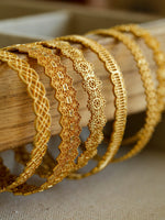 Load image into Gallery viewer, Lace Openwork Geometric Cuff Bracelet Women N6C006